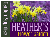 Yard Sign Template for Heather's Flower Garden