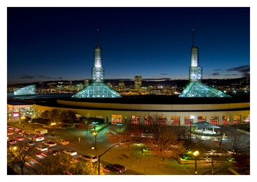Seattle Wasington Convention Trade Center Photo of Seattle Convention Trade Center with Glass Archway